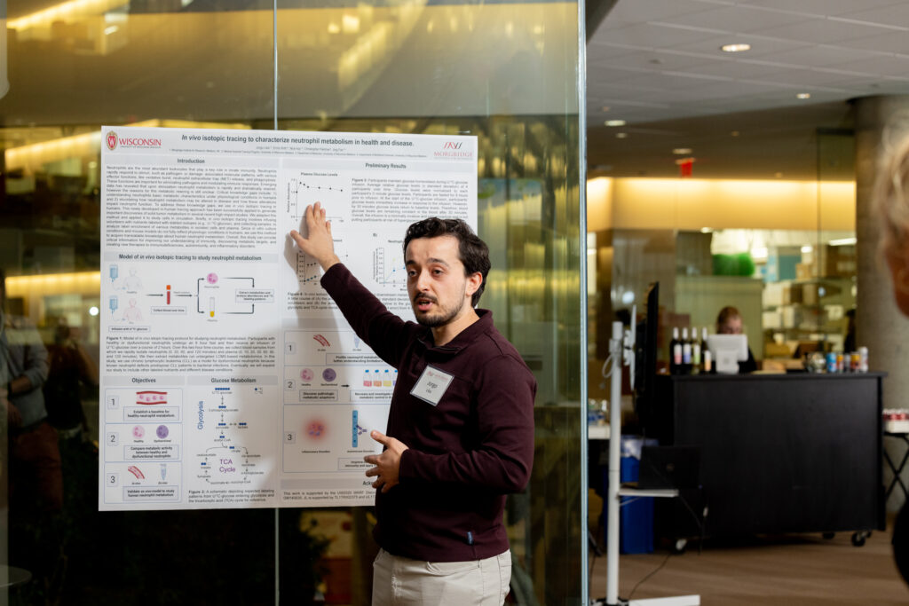 Jorgo Lika explains methods using immune cell metabolism to study disease.