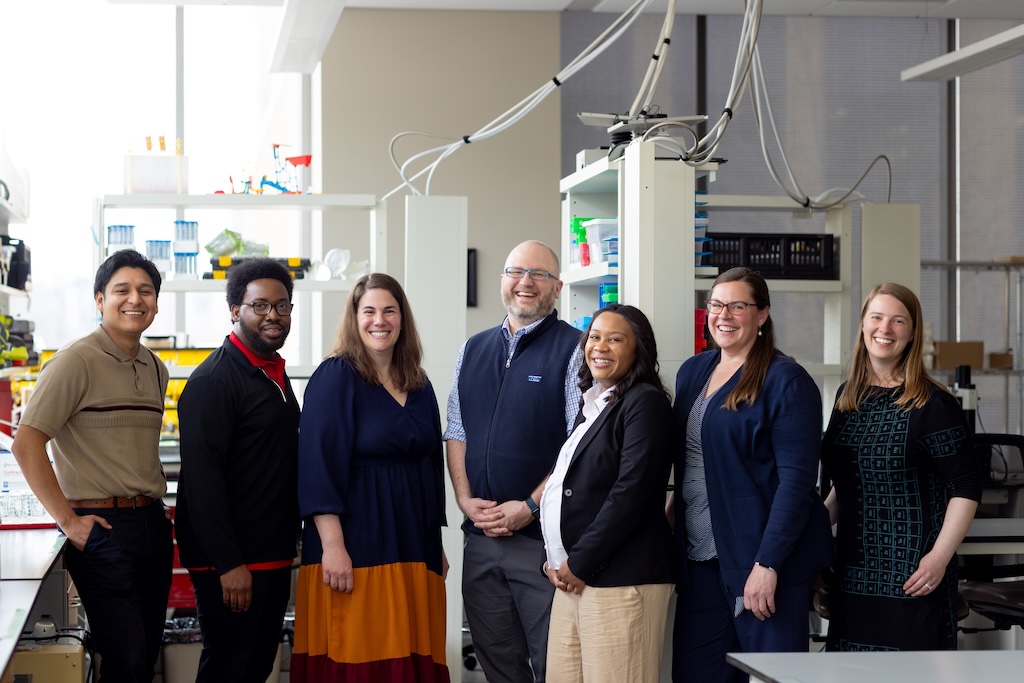 The Community Engagement Team (L to R: Felipe Rosas Gomez, Jerrod Buckner, Ellen Dobson, Wes Marner, Jacques Nieto, Val Blair, Natasha Strydhorst)
