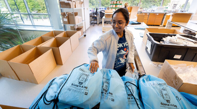 Science in a Bag, a popular part of the Wisconsin Science Festival, marks its sixth year